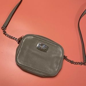 Michael kors grey shoulder crossbody bag
